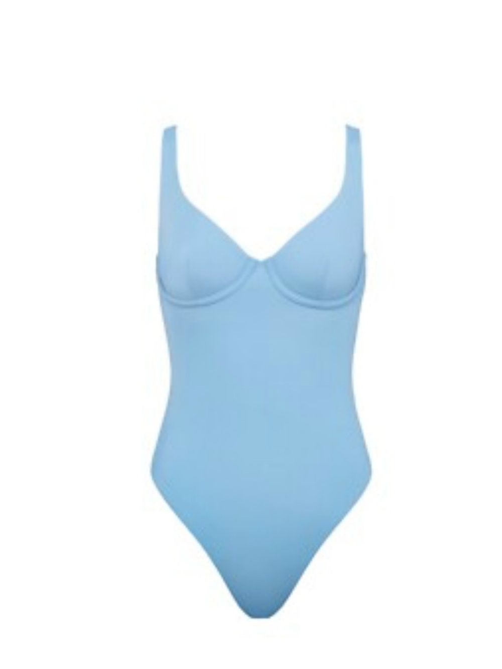 CUUP Light Blue Underwire Swim One-Piece